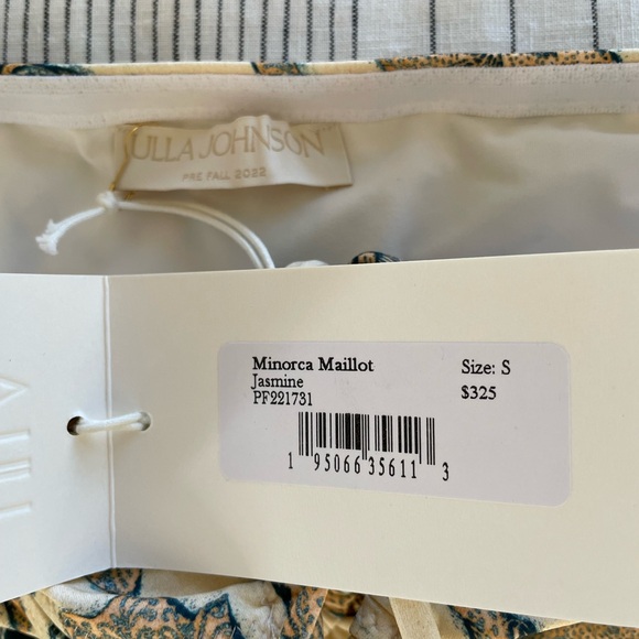 Ulla Johnson Swimsuit Size S Minorca Maillot Batik Print One Piece Cut Out - Picture 5 of 7